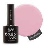 Halo Easibuild Builder Gel 15ml - Dare 2 Bare Pink. UV/LED Builder Gel For Nails, Natural Growth & Nail Strengthener. Nude Pink Builder Gel For Nail Art & Professional Manicure Repair