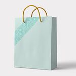 Small Gift Bags - Paper Bags for Return gift, Party, Baby Shower Birthday, Wedding Size 7x9x3 inch Pack of 10 (A9-PastelGreenfba) by apex