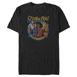 WARNER BROS Scooby-doo Dark Gang Short Sleeve Tee Shirt, Black, X-Large