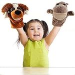 Qilay (2Pack) Animal Hand Puppets w