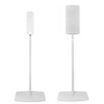 HUAYUWA 1 Pair White Speaker Stand for Sony HT-A9, Perfect Stand Setup for Easy and Secure Mounting of New HT-A9 Home Theater System Speaker