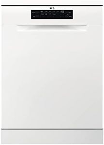 AEG 7000 Series Freestanding Dishwasher, FFB73727PW, GlassCare SatelliteClean, Dishwasher, 60 cm, 15 place settings, AirDry, Energy Class D, White