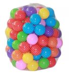 Milliard Ball Pit Balls – Pack of 400 / 5 Bright Colors in 2 Mesh Storage Bags / Plastic Balls for Ball Pit