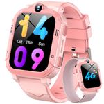 Blackview 4G Kids Smart Watch for Boys Girls, GPS+LBS+Wi-Fi Tracker, SOS Call/Video Call/Phone Call/Voice Chat, Sleep Monitor, Pedometer, Class Mode, Camera, Games, Birthday Toys for 5-12 Year Olds