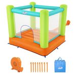 Bestway Jump and Soar Bouncy Castle | Kids Bouncy House with Blower Pump, Indoor/Outdoor Playhouse for Toddlers and Little Kids, 1.94m x 1.75m x 1.70m