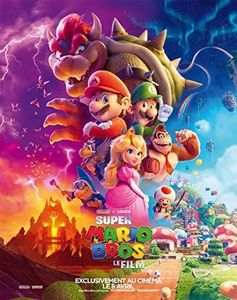 Affiche Cinéma Originale Grand Format - Super Mario Bros (format 120x160 cm Pliée) Année 2023