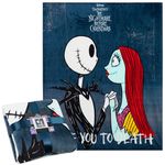 Disney The Nightmare Before Christmas Soft Fleece Bed Blanket 150 x 130cm (Multi)