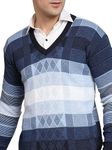 eKools Men's winterwear Woolen Office wear Sweaters (Sky, Medium), Round Neck