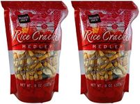 Trader Joe's Gluten Free Rice Cracker Snack Mix Medley, 8 oz Bag (Pack of 2)