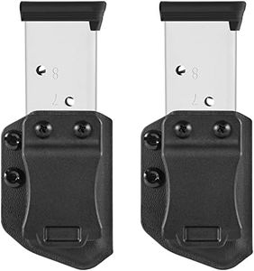 2-Pack Universal Mag Carrier IWB/OWB Magazine Holster for 45 ACP Single Stack Magazines