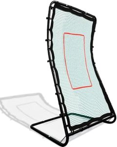 Mini Tang Lacrosse Rebounder,Lacrosse Rebound Net,Volleyball Rebounder Net,Pitch Back Lacrosse Rebounder Net,Pitch Return Training Baseball/Softball Net,42x72 in Pitchback Lacrosse Rebounder Net