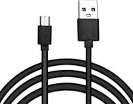 Micro USB Cables 1m 2m 3m for Samsung, HTC, Nokia, Sony, Kindle, PS4, Speaker, Power bank and More Micro USB Devices (3 meter, Black)