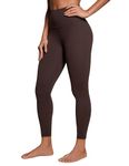 CRZ YOGA Butterluxe High Waisted Lounge Legging 25" - Workout Leggings for Women Buttery Soft Yoga Pants Hot Fudge Brown Medium