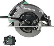 Metabo HPT 7-1/4-Inch Circular Saw Kit | 6,000 RPM, 15-Amp Motor | Integrated Dust Blower | 24T Premium Framing/Ripping Blade | Single Handed Bevel Adjustment | C7SB3