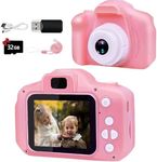 BLUWTE Kids Camera with 32GB TF Car