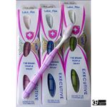 LOTUS BRUSH Flex Manual, Adult, Multicolor Toothbrush With Soft Grade Bristles (19 Cms) (Pack Of 3)