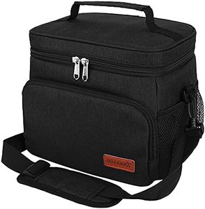 hombrima Lunch Bags, Insulated Lunch Box Cooler Bag for Kids Adults School Hiking Picnic