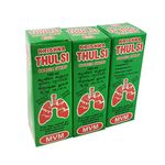 Krishna Thulasi Cough Syrup - Pack of 3-300ml - 100% Ayurvedic