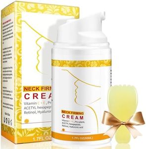 Neck Firming Tightening Cream, Anti-Aging Neck Cream for Tightening and Wrinkles on Neck & Décolleté for Women Lifting, Firming & Hydrating With Collagen