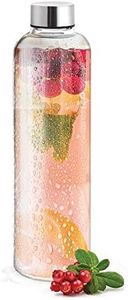 TREO By Milton Clarion Borosilicate Glass Water Bottle, 1000 ml, Transparent, 1 Piece