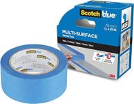 ScotchBlue Multi-Surface Premium Masking Tape, 48mm x 41m, 1 Roll/Pack - Scotch Adhesive Blue Painters Tape, For Painting and Decorating, Indoor & Outdoor, Sticks Well, 70% PEFC