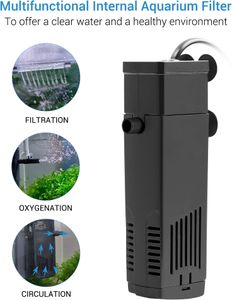 NICREW Aquarium Filter for 20-40L Tanks – Quiet Water Filtration
