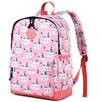 VASCHY Children's Backpack, Boys Kindergarten 4-6 Years Cute Lightweight Waterproof Dinosaur Unicorn Backpack for A4 Primary Folders Preschool with Chest Strap, Rabbit, Taille unique, Daypacks