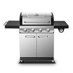 Dyna-Glo DGP483SSP-D Premier 4 Burner Propane Gas Grill, Stainless