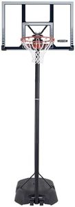 Lifetime Front Court Steel-Framed Shatterproof Portable Basketball System, 44-Inch, Black