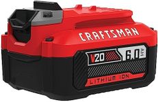 CRAFTSMAN V20 Battery, 6.0 Ah, Lithium Ion Battery (CMCB206)