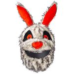 Omoojee Motorcycle Helmet Cover, Funny Helmet Decoration, Fun Rides and Gifts (Plush Animal, Crazy Rabbit)