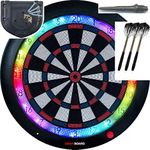 Gran Board 3s LED Dartboard (Blue) with Special Bracket & ChoukouTip100pics & DartsSet