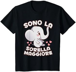 Bambino Big Sister Ragazza Regali Sono La Sorella Maggiore Maglietta