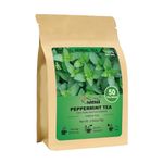 FullChea - Peppermint Tea Bags, 50 Teabags - Premium Peppermint Leaves - Refreshing & Minty - Non-GMO - Caffeine-free