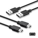 2 Pack 1.5m/5ft USB Type A Male to 