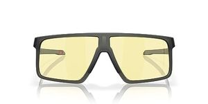 Oakley Men's Oo9285 Helux Sunglasses, Matte Grey Smoke/Prizm Gaming, 61 mm