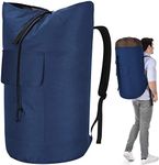 Laundry Bag Backpack Extra Large, 115L Laundry Backpack with Padded Shoulder Strap, Sturdy Travel Laundry Bag, Hanging laundry bag for College Dorm, Apartment, Durable Laundry Backpack Bag for Student