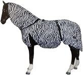 Horse Masters Summer Fly Rug - Sweet Itch Eczema Bug Protection Full Neck Combo Sheet - Equestrian Rug for Competition Riding Outdoors Yards Fields
