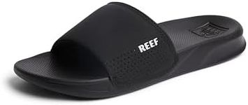 Reef Men's Reef One Slide Slides Black, Size 12M