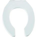 Bemis 955CT 000 Commercial Heavy Duty Toilet Seat, White, Round