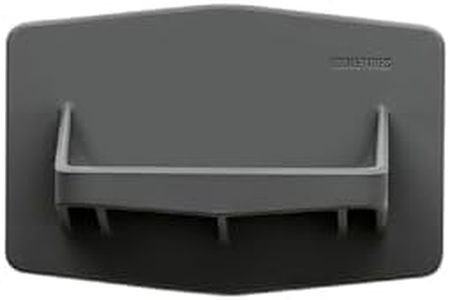 Tooletries - The Benjamin Soap Holder - Silicone Toiletry Organizer, Shower & Bathroom Accessory - Features Silicone-Grip Technology, Removable & Reusable - Charcoal