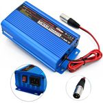 Unocho Automatic Smart Charger 24V Battery Charger 5A trickle Charger and I/O Switch 3 pin XLR Connector Suitable for Charging AGM Gel Lead-Acid Batteries for Cars wheelchairs Boats