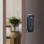 Godrej Smart Lock I Advantis Rimtronic RF for Wooden Door |for Main Door, Internal Doors in Residential Set up | 2 in 1 Access | PIN Access | RFID Card | Black Finish