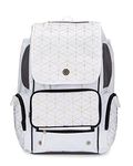 RIP-IT | Tournament 2.0 Softball Backpack | White & Gold | Women's Sport Equipment