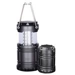 2xCamping Lanterns | Battery Operated| 30 Ultra Bright Led Bulbs Camping Lanterns Lightweight and Water Resistant with Foldaway Handles| Ideal for Camping, Fishing, Home, and Emergency Events (1)