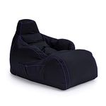 Game Over Video Gaming Bean Bag Lounger Chair | Indoor Living Room | Side Pockets for Controllers | Headset Holder | Ergonomic Design for Relaxed Gamer (Dragon Skin)