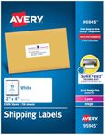 Avery Shipping Address Labels, Laser & Inkjet Printers, 2,500 Labels, 2x4 Labels, Permanent Adhesive (95945), White