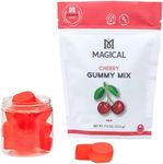 Organic Premium Cherry Gummy Mix - Low Calorie, Zero Sugar Snacks, Sugar-Free, Healthy Candy for Adults - Magical Butter