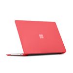 mCover Hard Shell Case Compatible with 13.5-inch Microsoft Surface Laptop 1/2 / 3/4 Computer with Alcantara Material Keyboard (Not for Metal Keyboard) -Red