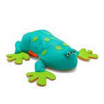 Big Joe Pool Petz Large Frog Animal Pool Toy Float, Frog Shape Mesh, Quick Draining Fabric, 3 feet